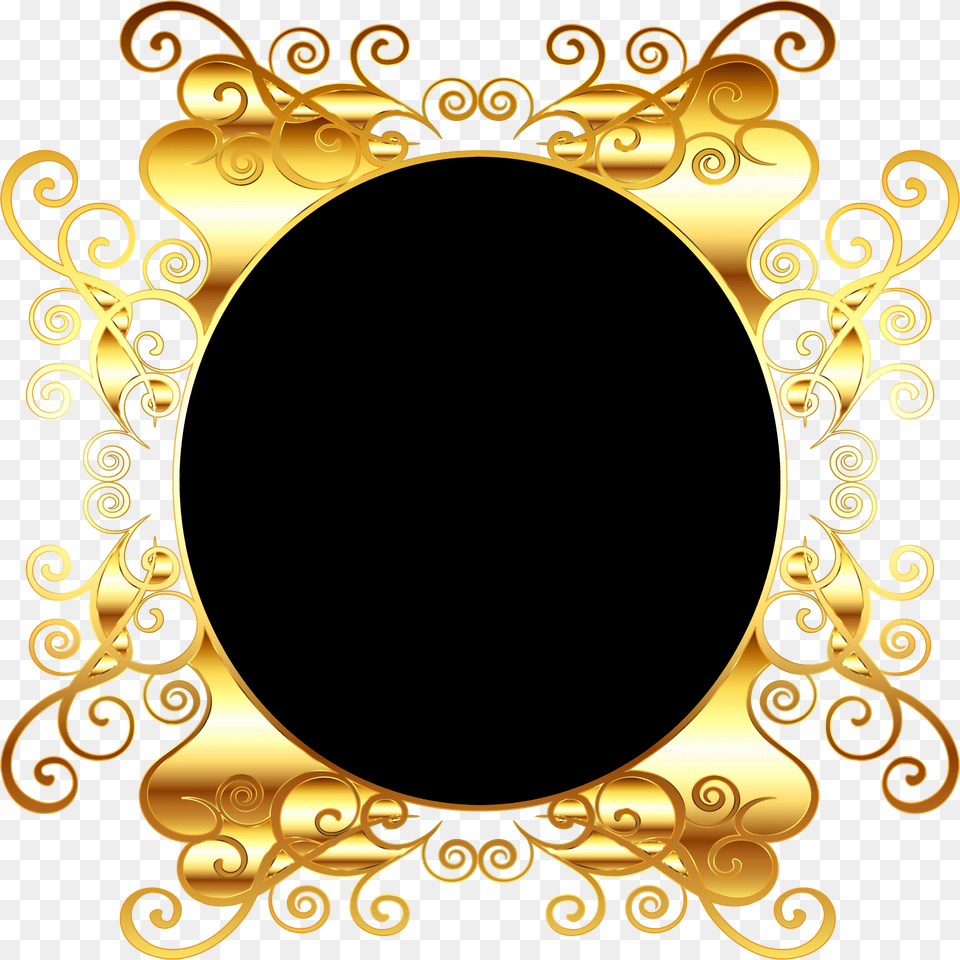 Clipart, Oval, Gold Free Png Download