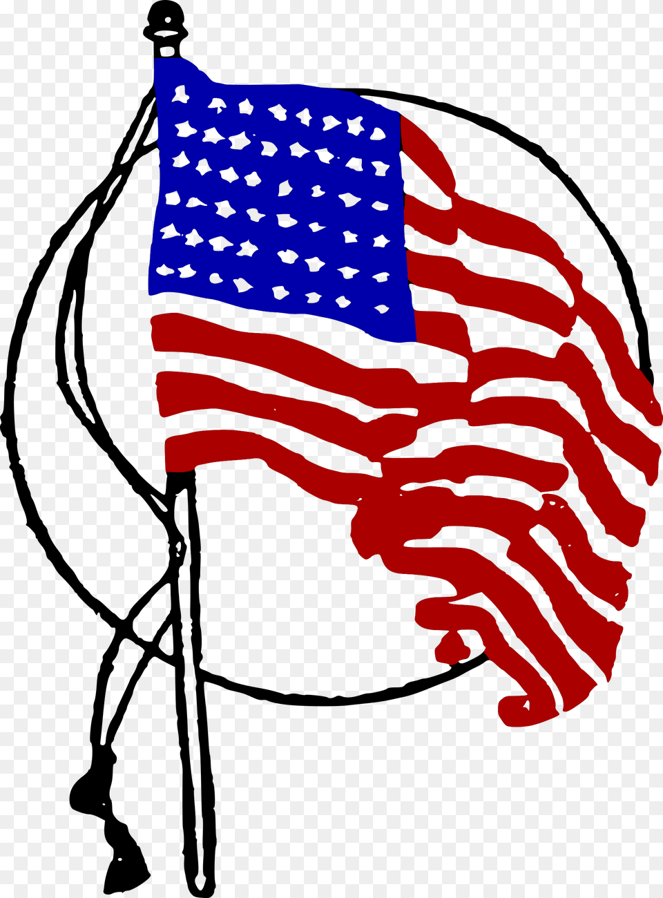 Clipart, American Flag, Flag, Baby, Person Free Png Download