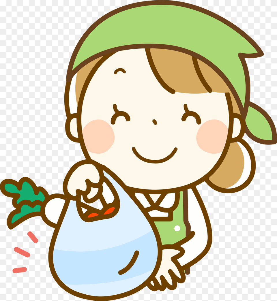 Clipart, Baby, Person, Bag, Cartoon Png Image