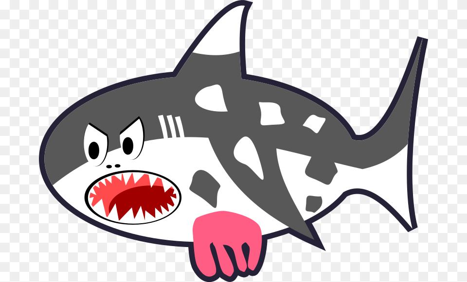 Clipart, Animal, Fish, Sea Life, Shark Png