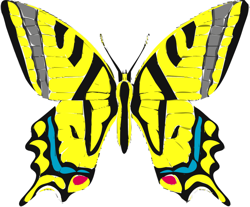 Clipart, Animal, Butterfly, Insect, Invertebrate Free Png Download