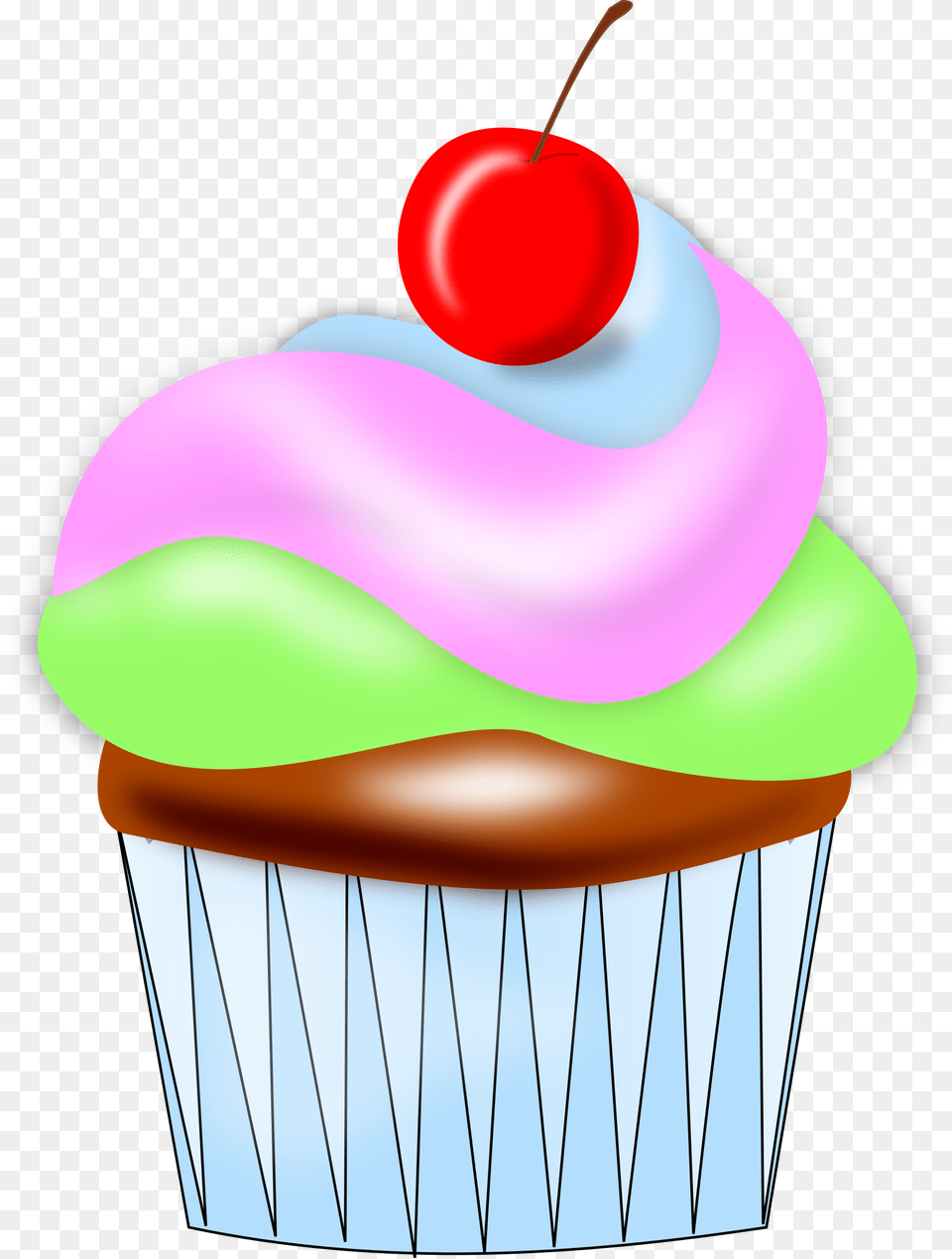 Clipart, Cake, Cream, Cupcake, Dessert Png Image