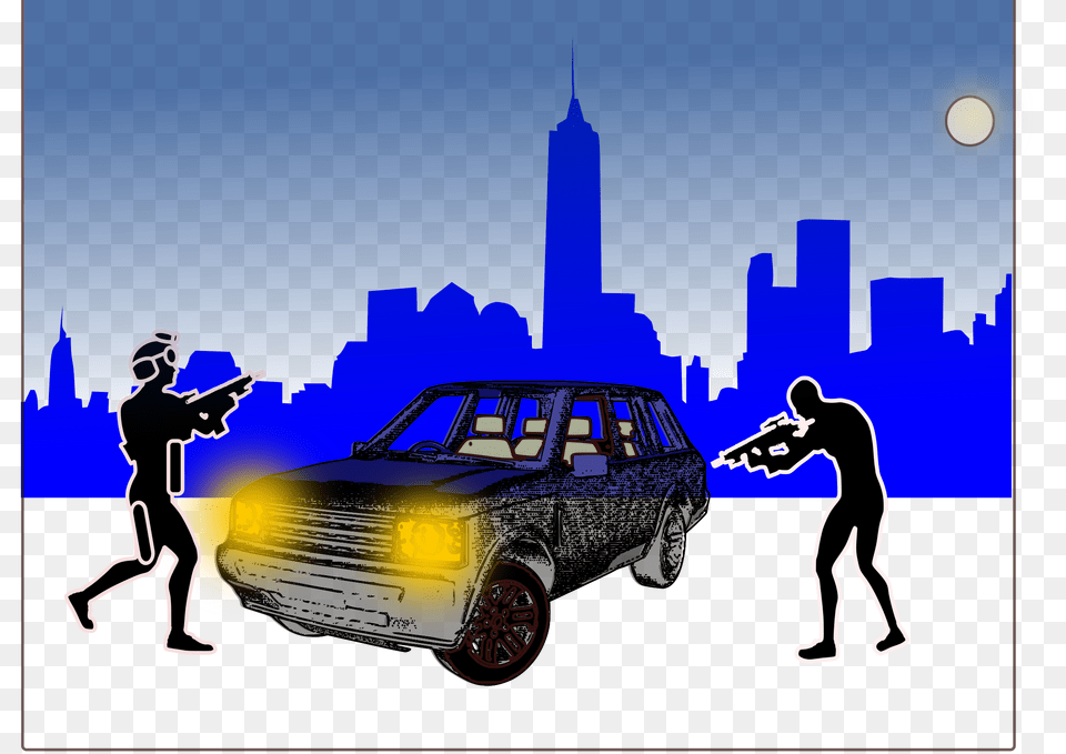 Clipart, Car, Transportation, Vehicle, Person Free Png Download