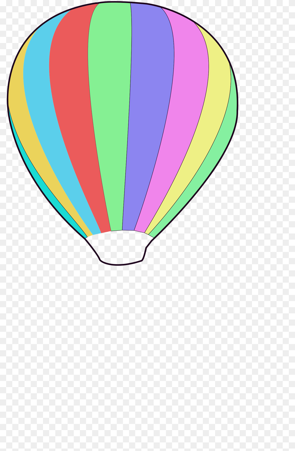 Clipart, Aircraft, Transportation, Vehicle, Hot Air Balloon Png Image
