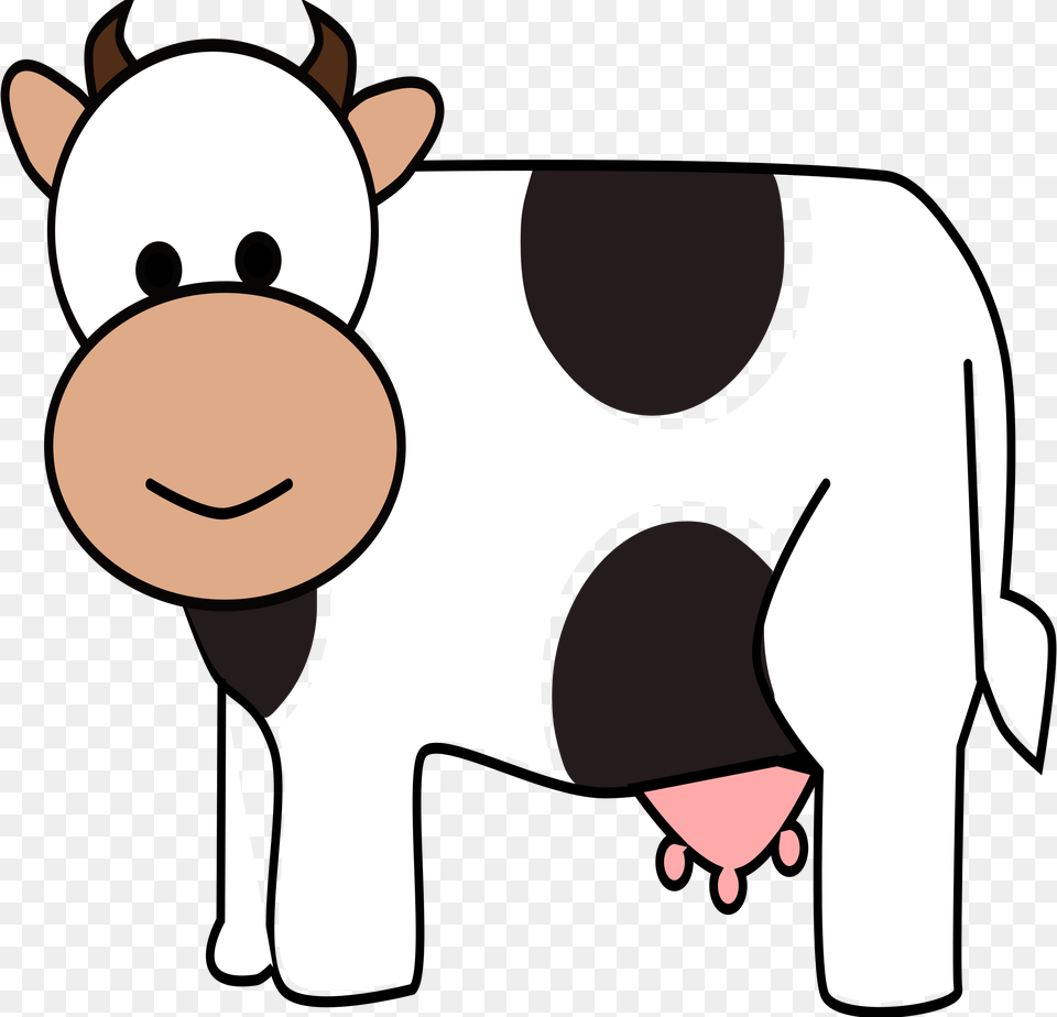 Clipart, Animal, Cattle, Cow, Livestock Png Image