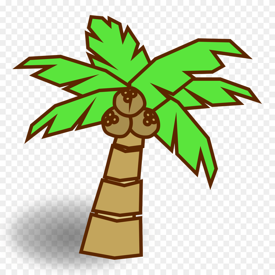 Clipart, Palm Tree, Plant, Tree, Cross Free Transparent Png