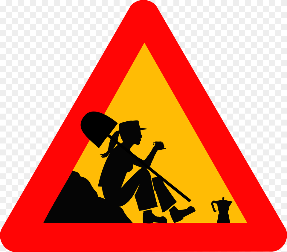 Clipart, Sign, Symbol, Person, Road Sign Png Image