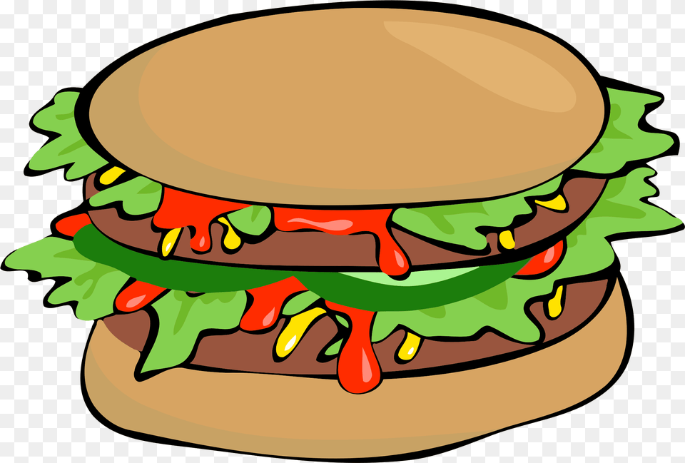 Clipart, Burger, Food Free Png