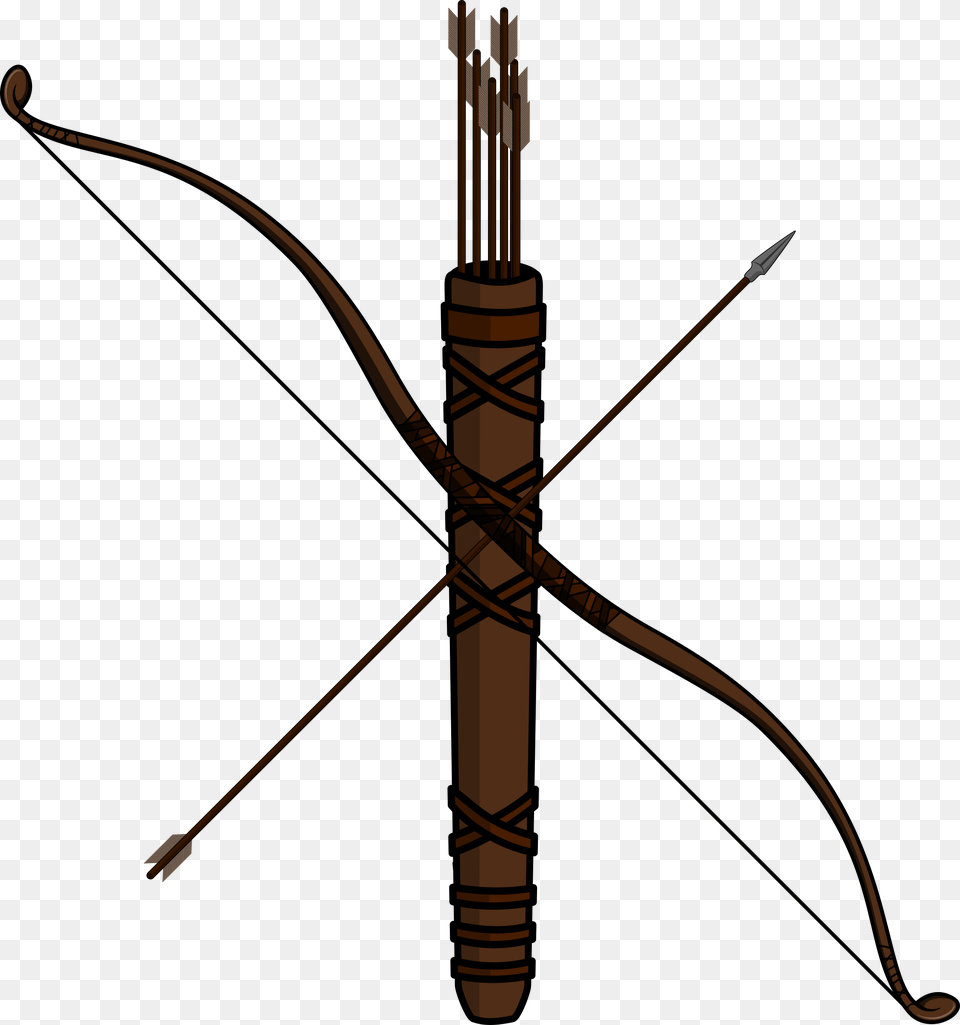 Clipart, Weapon, Arrow, Bow Free Png Download