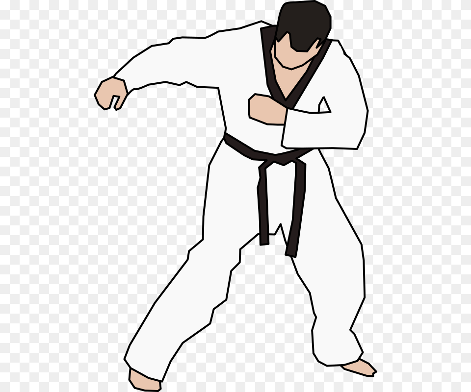 Clipart, Karate, Martial Arts, Person, Sport Free Png