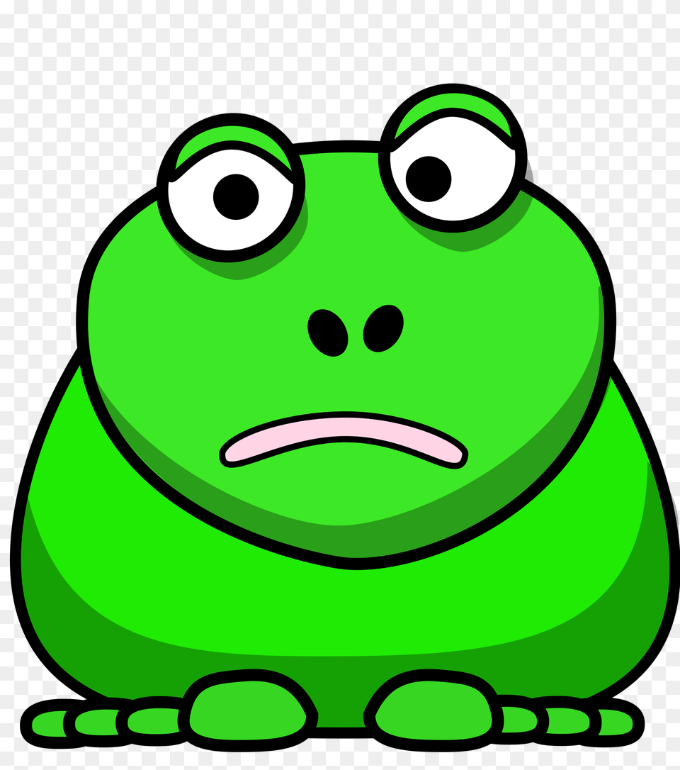 Clipart, Green, Amphibian, Animal, Frog Free Png Download