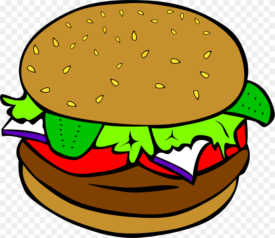 Clipart, Burger, Food, Baby, Person Free Png Download