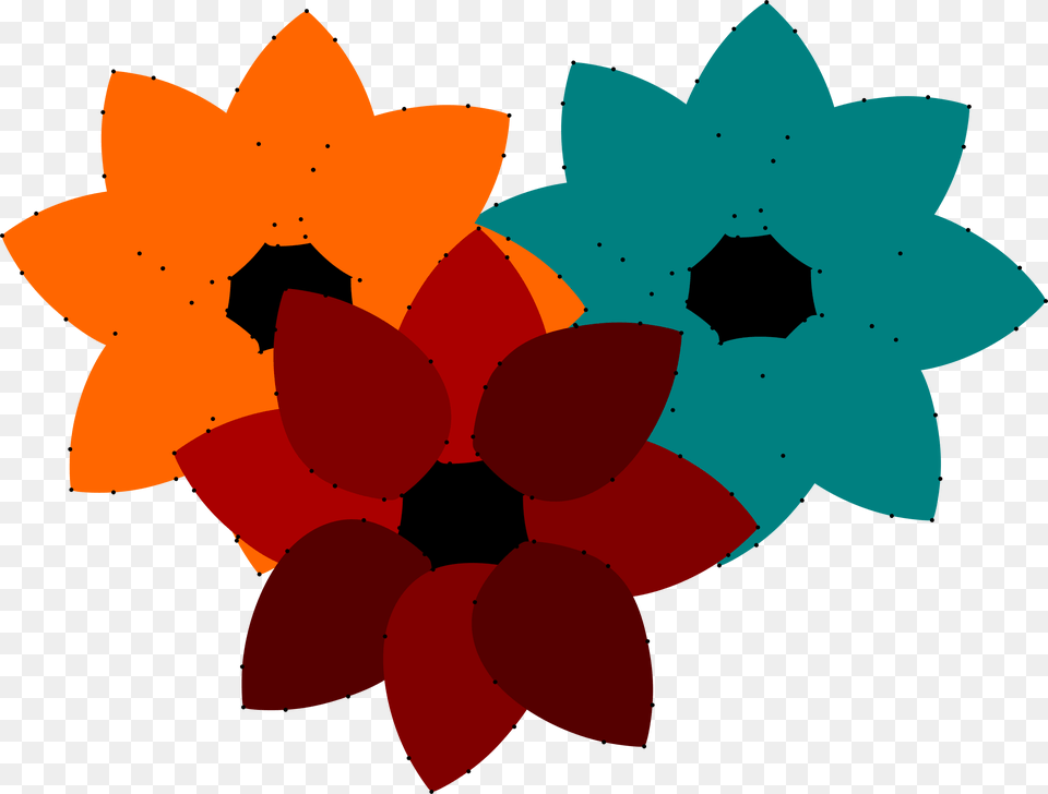 Clipart, Dahlia, Flower, Plant, Pattern Free Transparent Png