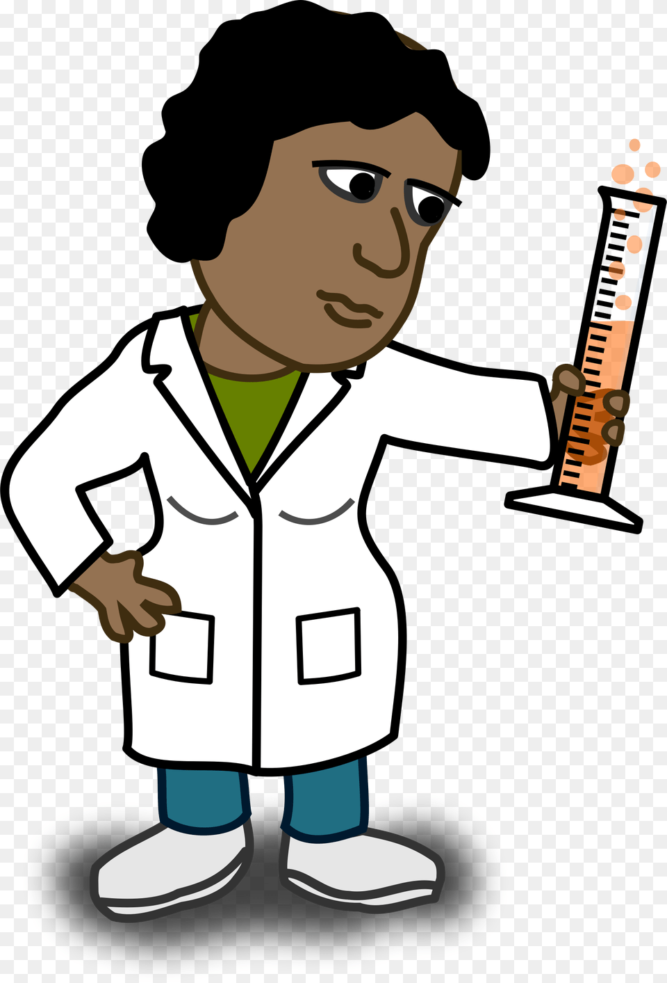 Clipart, Clothing, Coat, Lab Coat, Person Free Png Download