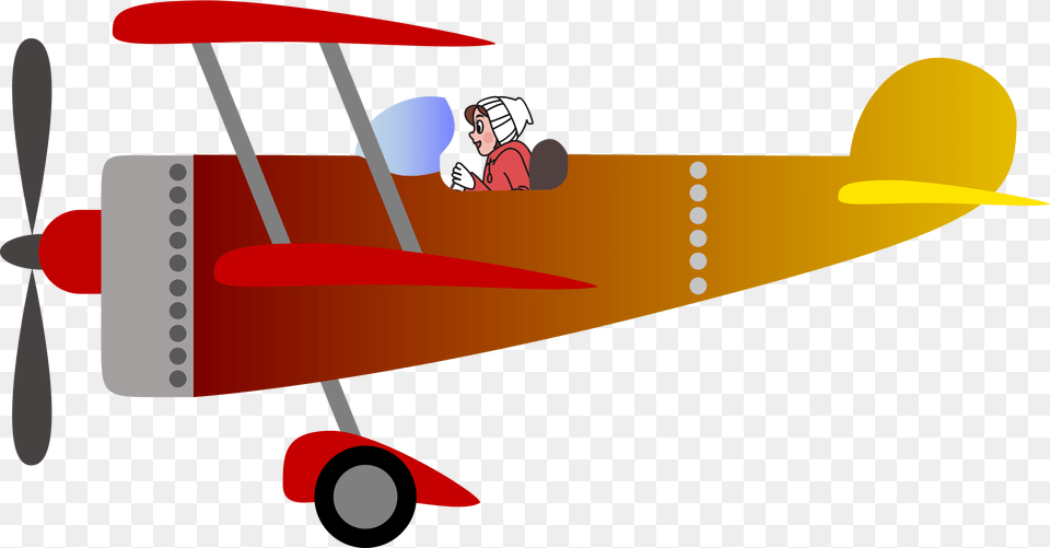 Clipart, Person, Aircraft, Vehicle, Transportation Free Transparent Png