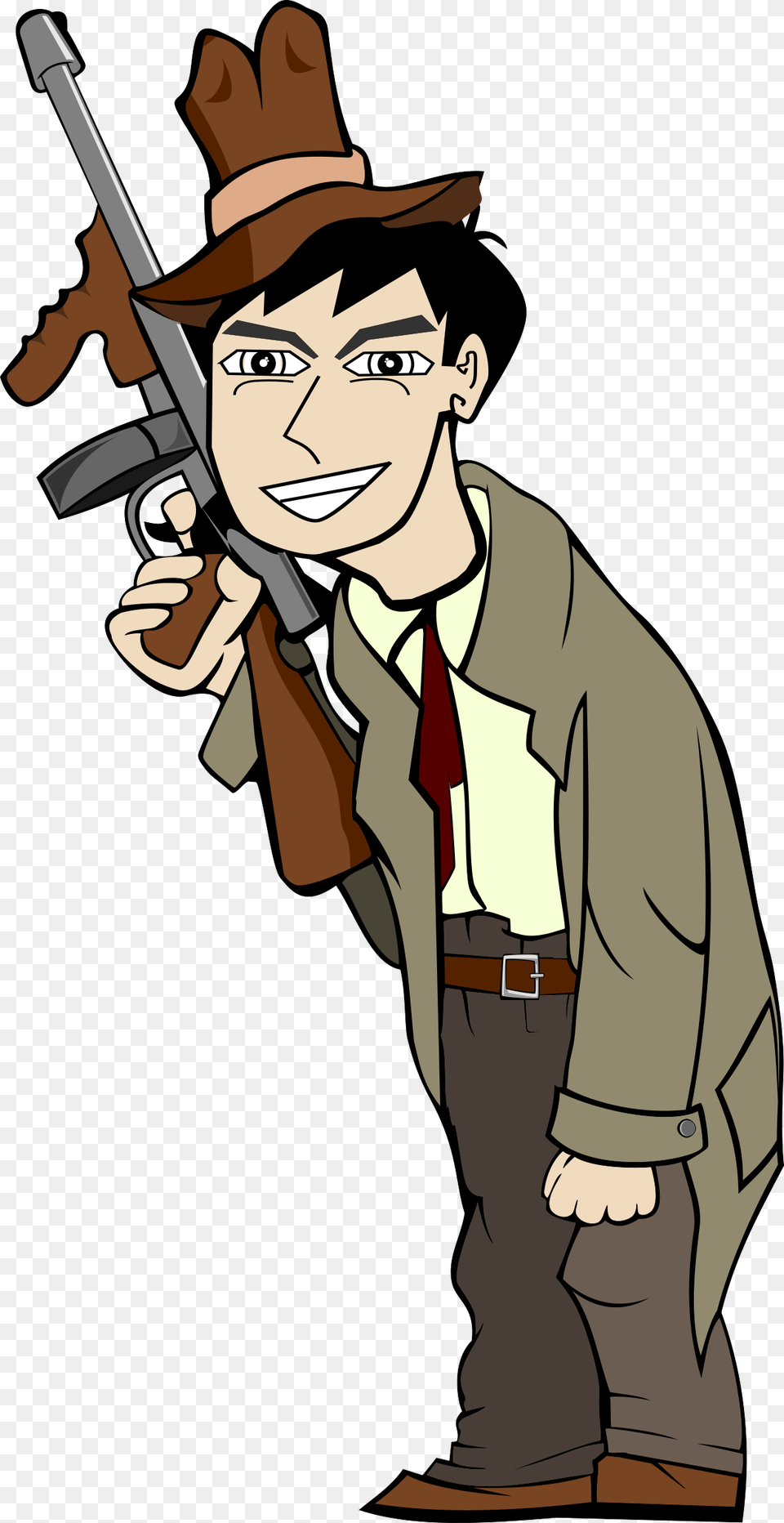 Clipart, Adult, Rifle, Person, Man Free Transparent Png