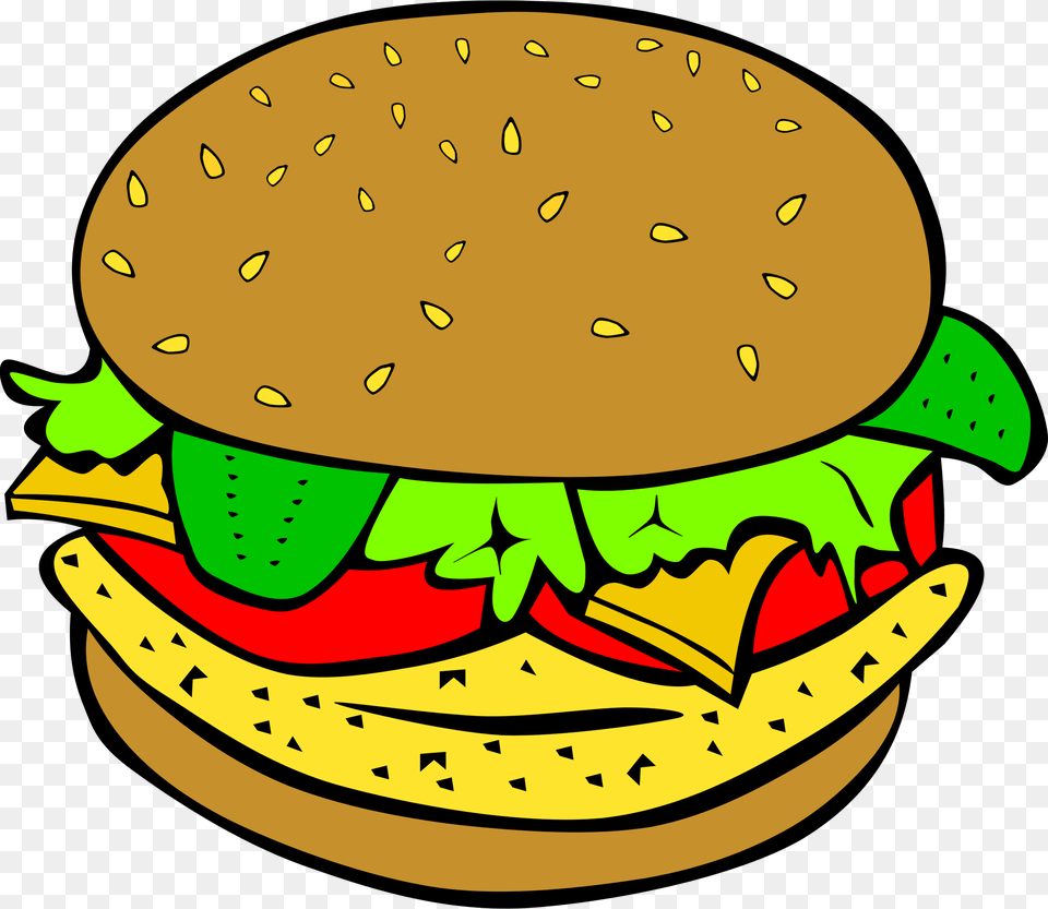 Clipart, Burger, Food, Baby, Person Free Png