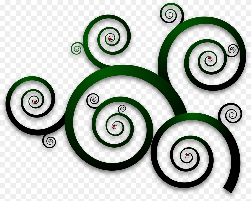 Clipart, Green, Spiral, Coil, Pattern Free Transparent Png