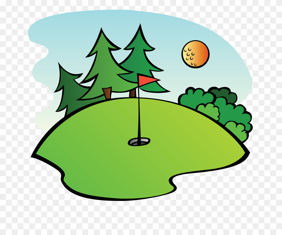 Clipart, Outdoors, Fun, Golf, Green Free Png Download