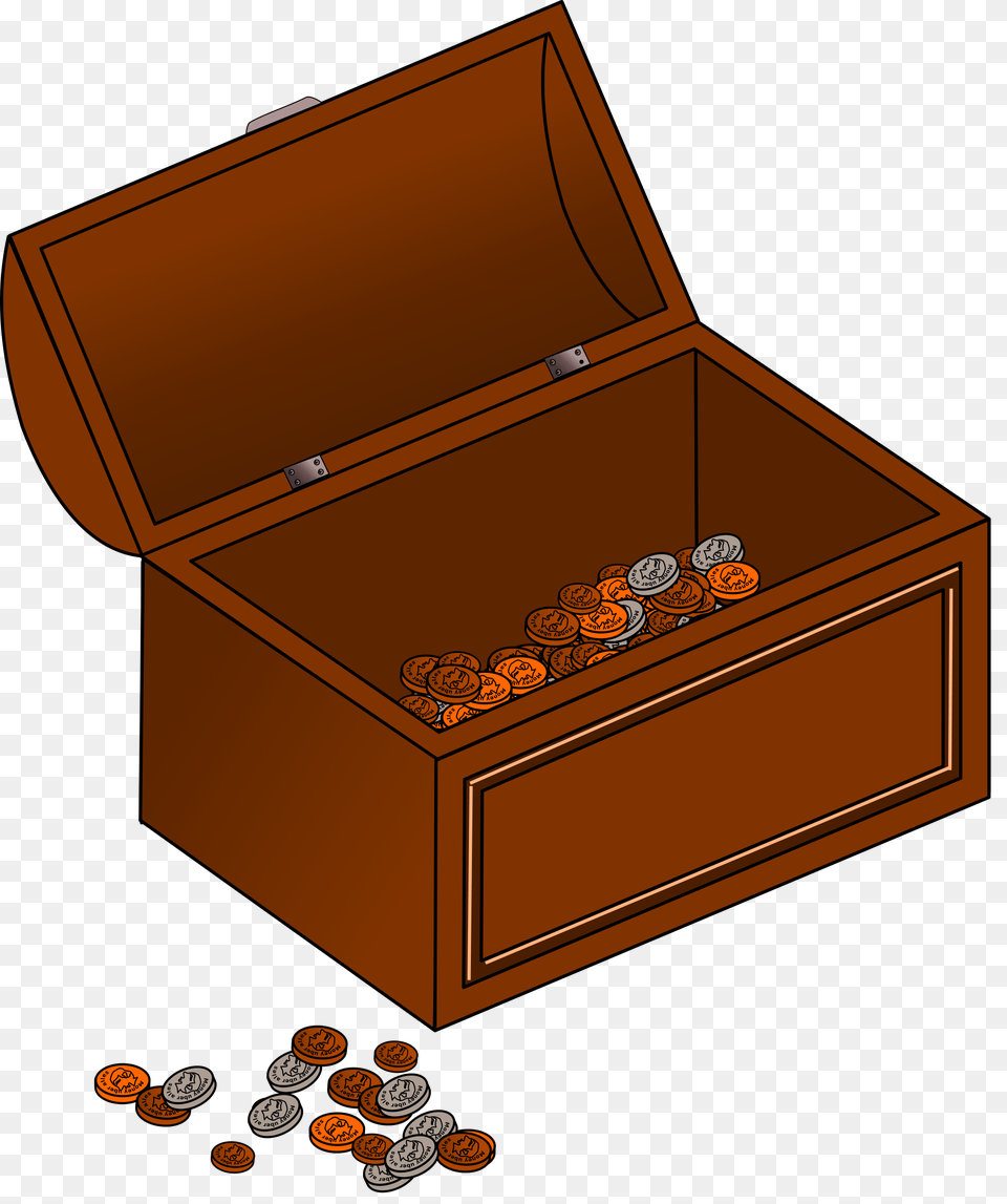 Clipart, Treasure, Box Free Png