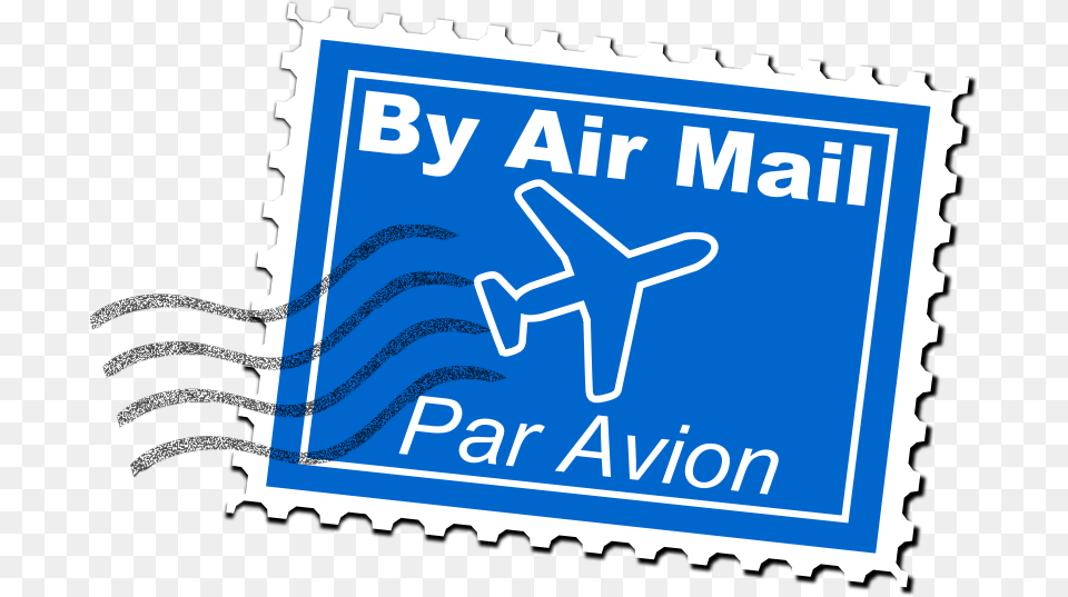 Clipart Air Mail Postage Stamp Uroesch, Postage Stamp, Airmail, Envelope Free Transparent Png