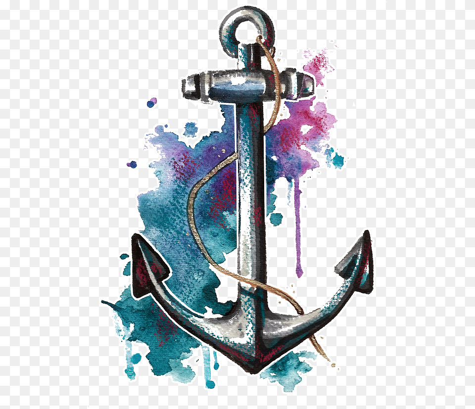Clipart Anchor Watercolor Anchor Watercolor, Electronics, Hardware, Hook, Person Png