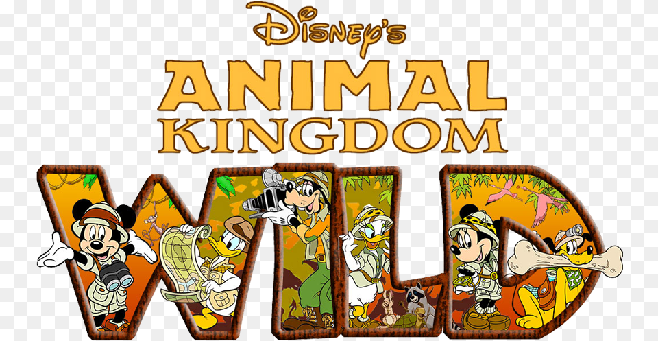 Clipart Animal Kingdom Logo Download Walt Disney Animal Kingdom Clip Art, Book, Comics, Publication, Person Free Transparent Png