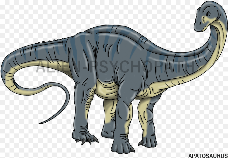 Clipart Apatosaurus Alien Psychopath Brachiosaurus, Animal, Dinosaur, Reptile, T-rex Free Png Download