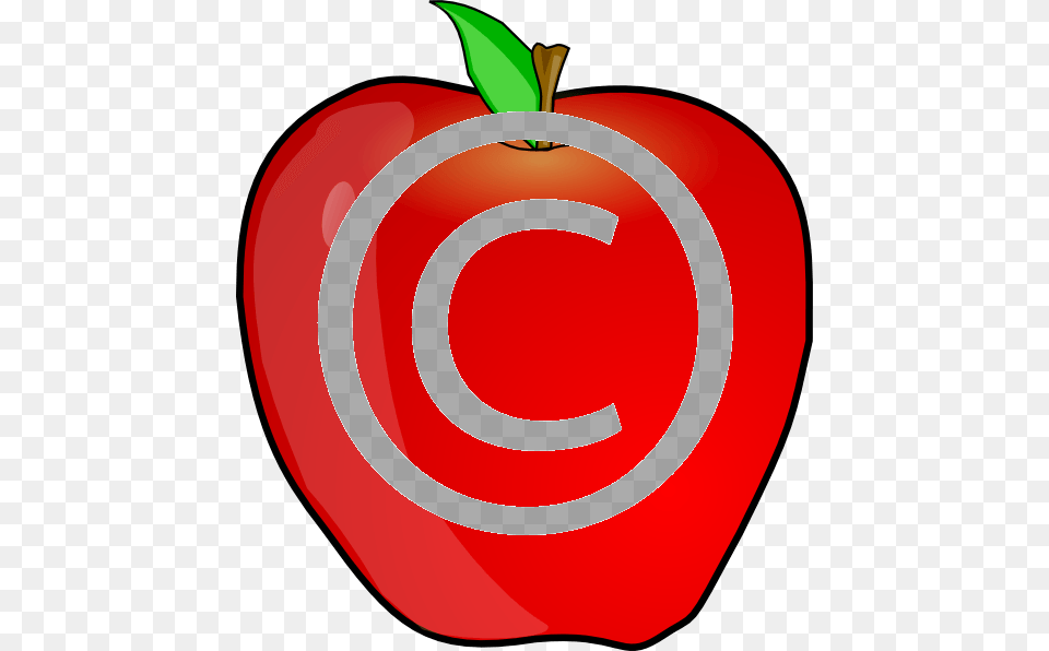 Clipart Apple No Background, Food, Fruit, Plant, Produce Png Image