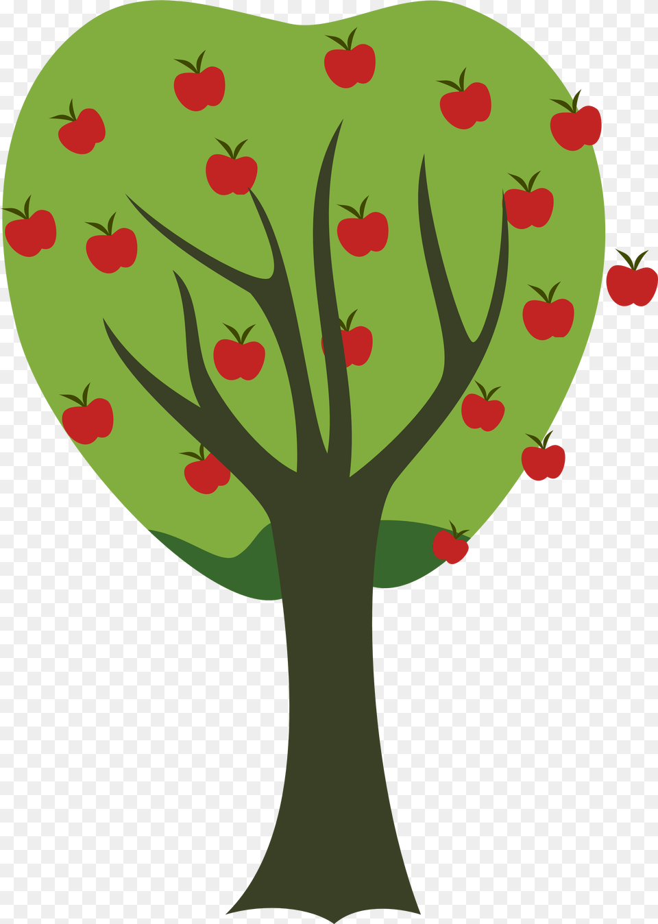 Clipart Apple Trees Black And White Apple Tree Clipart Apple Tree Clipart Background, Leaf, Plant, Animal, Deer Free Transparent Png