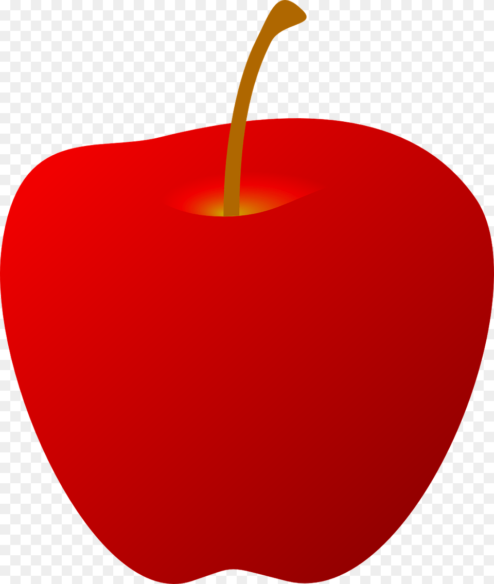 Clipart Apple Without Leaves, Food, Fruit, Plant, Produce Png