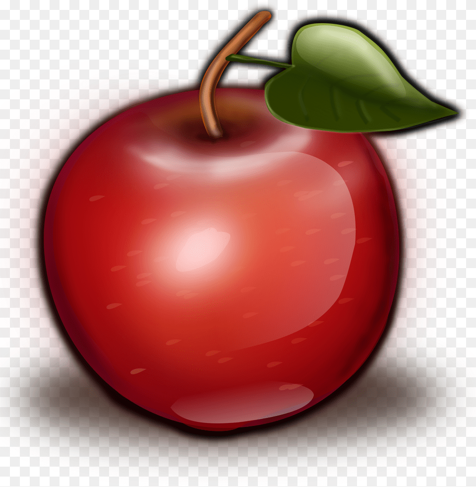 Clipart Apples Background Red Apple, Food, Fruit, Plant, Produce Free Transparent Png