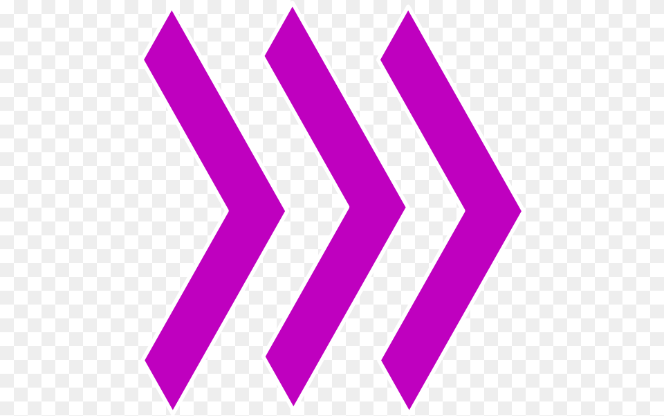 Clipart Arrow Cute For Triple Arrow Clip Art, Purple, Symbol, Text Free Png