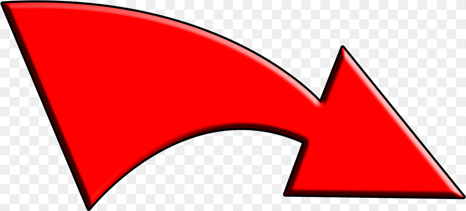 Clipart Arrow Path Big Red Arrow, Logo, Symbol Png