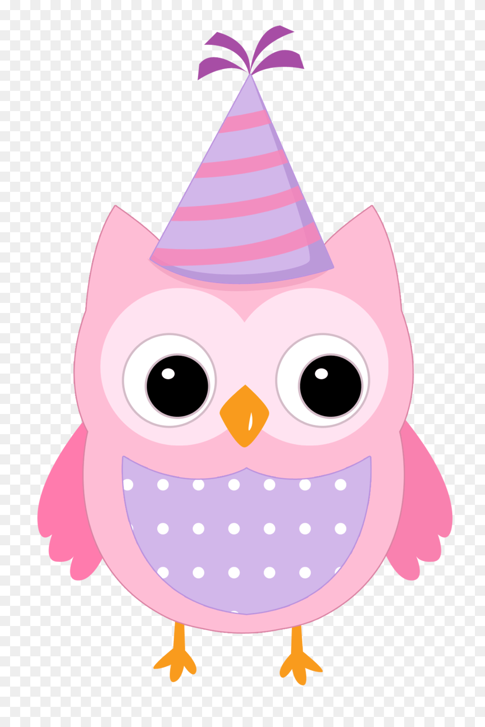 Clipart Art Birthday Owl And Album, Clothing, Hat, Party Hat Free Transparent Png