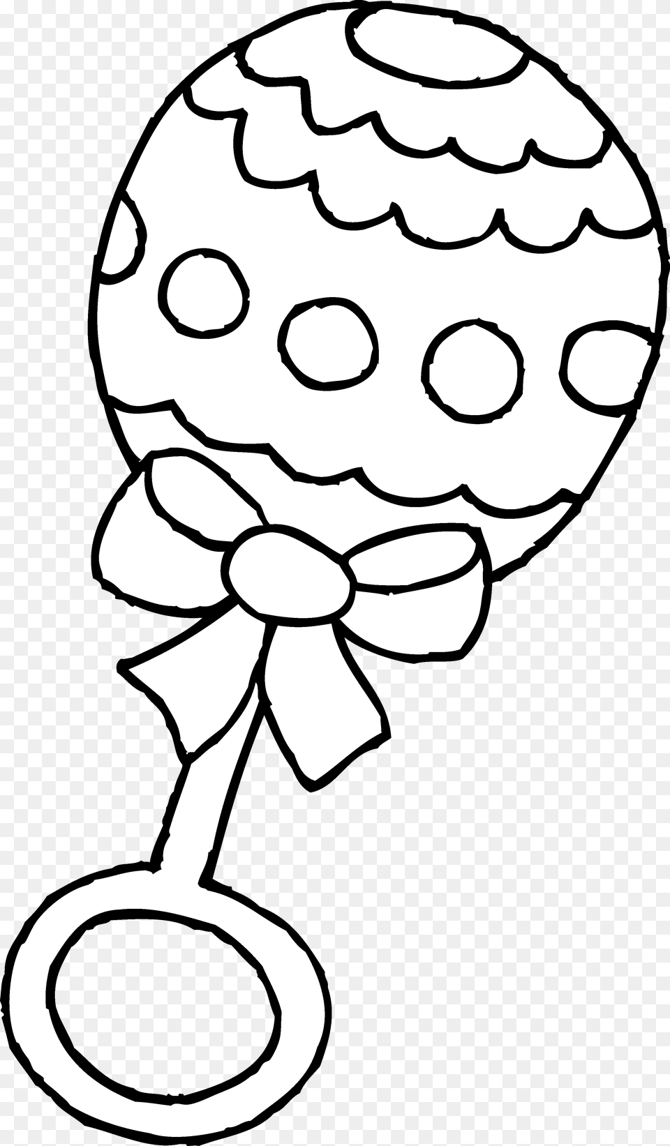 Clipart Baby Coloring Pages, Rattle, Toy, Person, Face Png Image