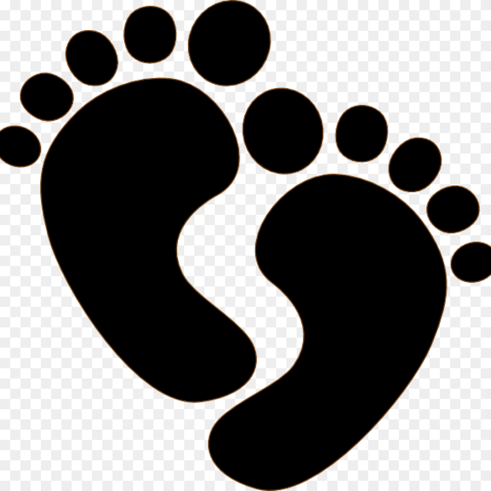 Clipart Baby Feet Clipart Footprint, Blackboard Free Png Download