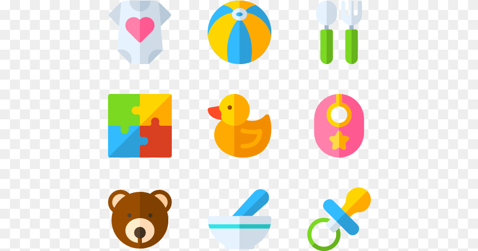 Clipart Baby Icon Childhood Icons, Cutlery, Fork, Animal, Bear Free Png Download