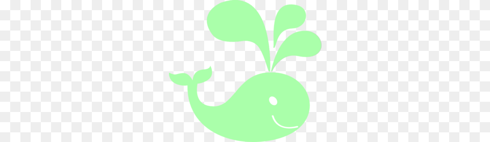 Clipart Baby Whale, Green, Leaf, Plant, Herbal Png Image