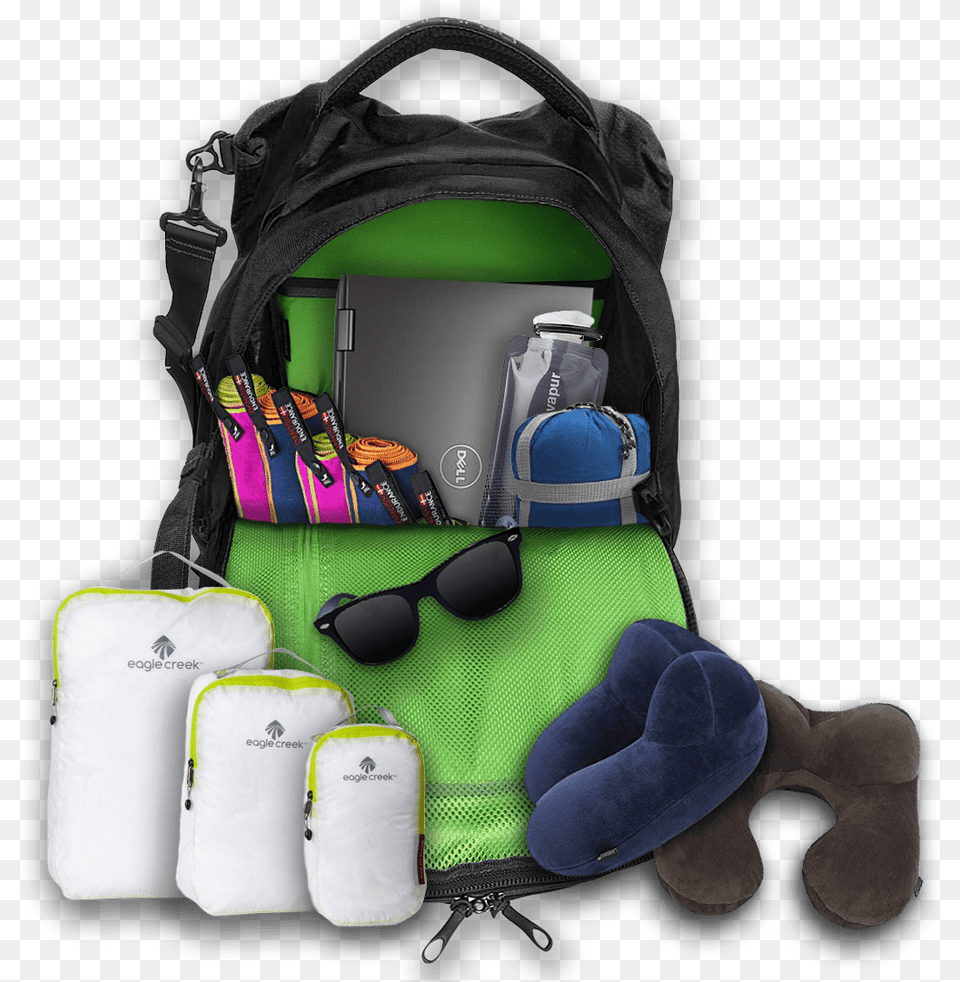 Clipart Backpack Sleeping Bag Furniture, Accessories, Sunglasses, First Aid, Clothing Free Png