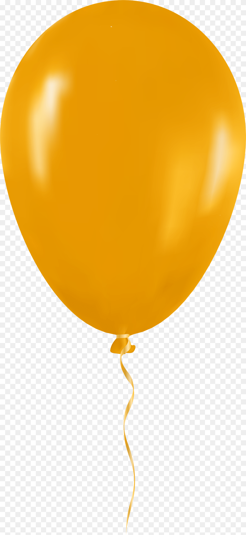 Clipart Balloon Orange Transparent Transparent Yellow Balloon, Astronomy, Moon, Nature, Night Free Png Download