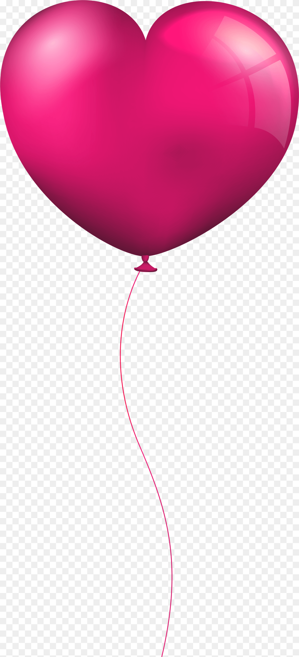 Clipart Balloons Pink Pink Heart Balloon Background Free Transparent Png