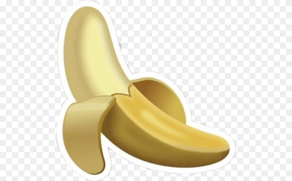Clipart Banana Emoji Banana Emoji Iphone, Food, Fruit, Plant, Produce Png Image