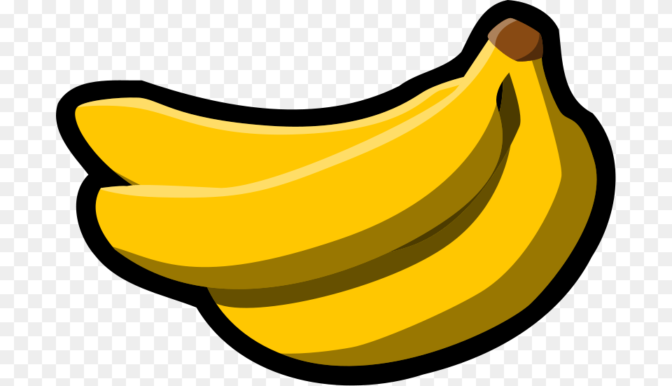 Clipart Banana Look, Food, Fruit, Plant, Produce Free Png Download