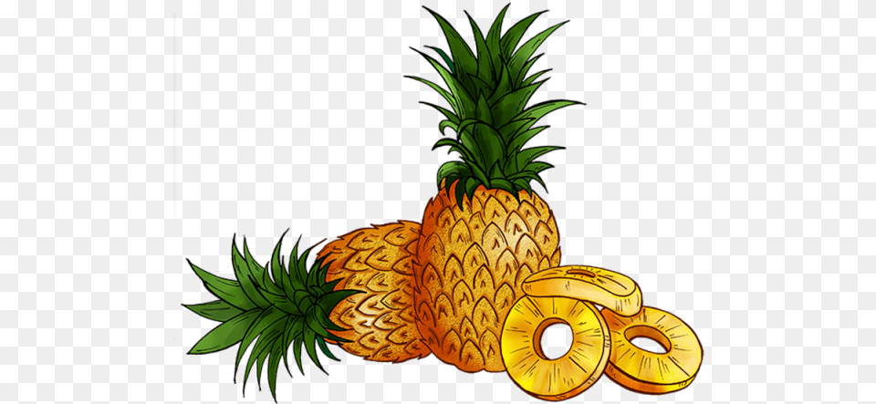 Clipart Banner Pineapple, Food, Fruit, Plant, Produce Free Png Download