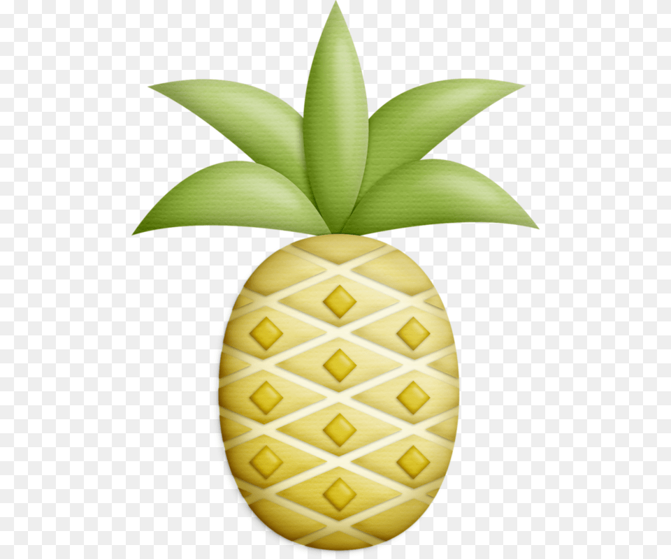 Clipart Banner Pineapple Pineapple, Food, Fruit, Plant, Produce Png