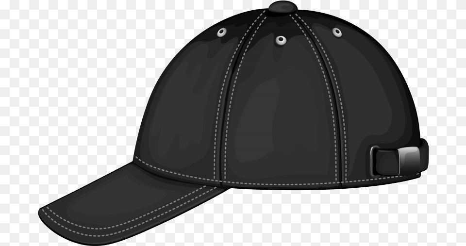 Clipart Baseball Shoe Black Baseball Cap Clipart, Baseball Cap, Clothing, Hat, Hardhat Free Png Download