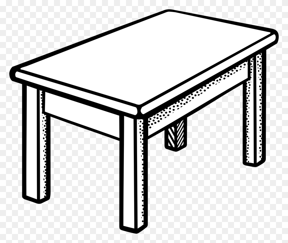 Clipart Bed Black And White Clipart Bed Black And White, Coffee Table, Dining Table, Furniture, Table Free Transparent Png