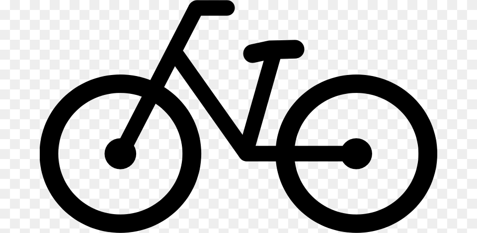 Clipart Bicycle Pictogram Libberry, Gray Png