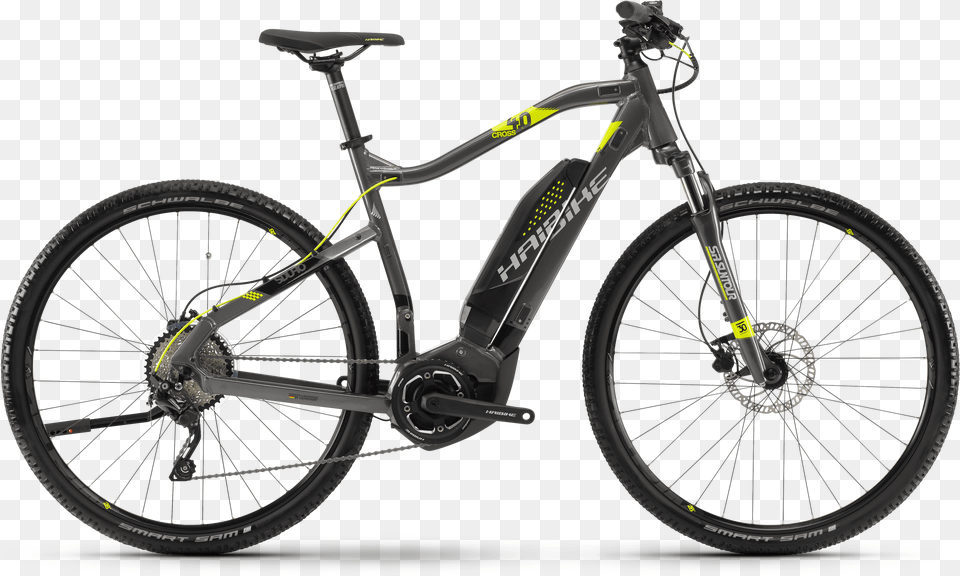Clipart Bike Bike Yamaha Haibike Sduro Cross, Bicycle, Mountain Bike, Transportation, Vehicle Free Transparent Png